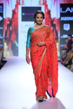 Shabana Azmi walk the ramp for Mandira Bedi Show at Lakme Fashion Week 2015 Day 5 on 22nd March 2015